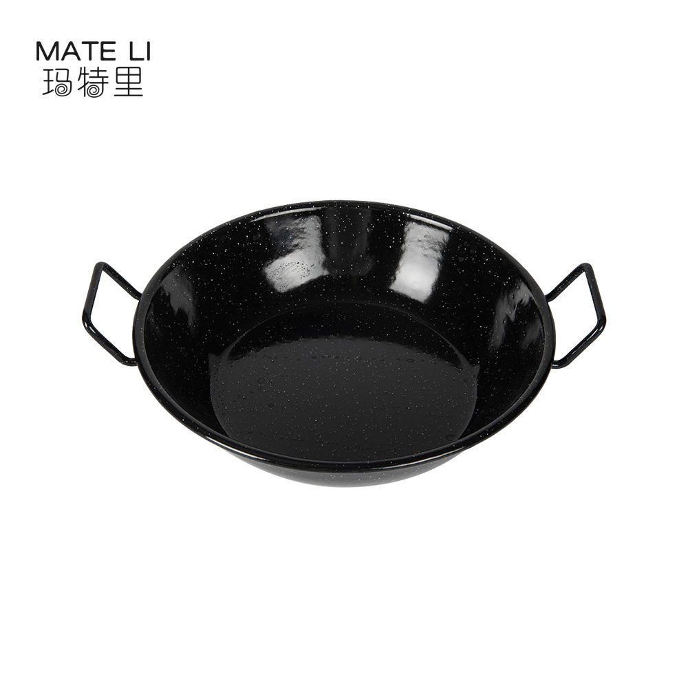 Multi-Purpose Home Kitchen Non Stick Enamel Coating Cookware Pan Casserole with Double Ear